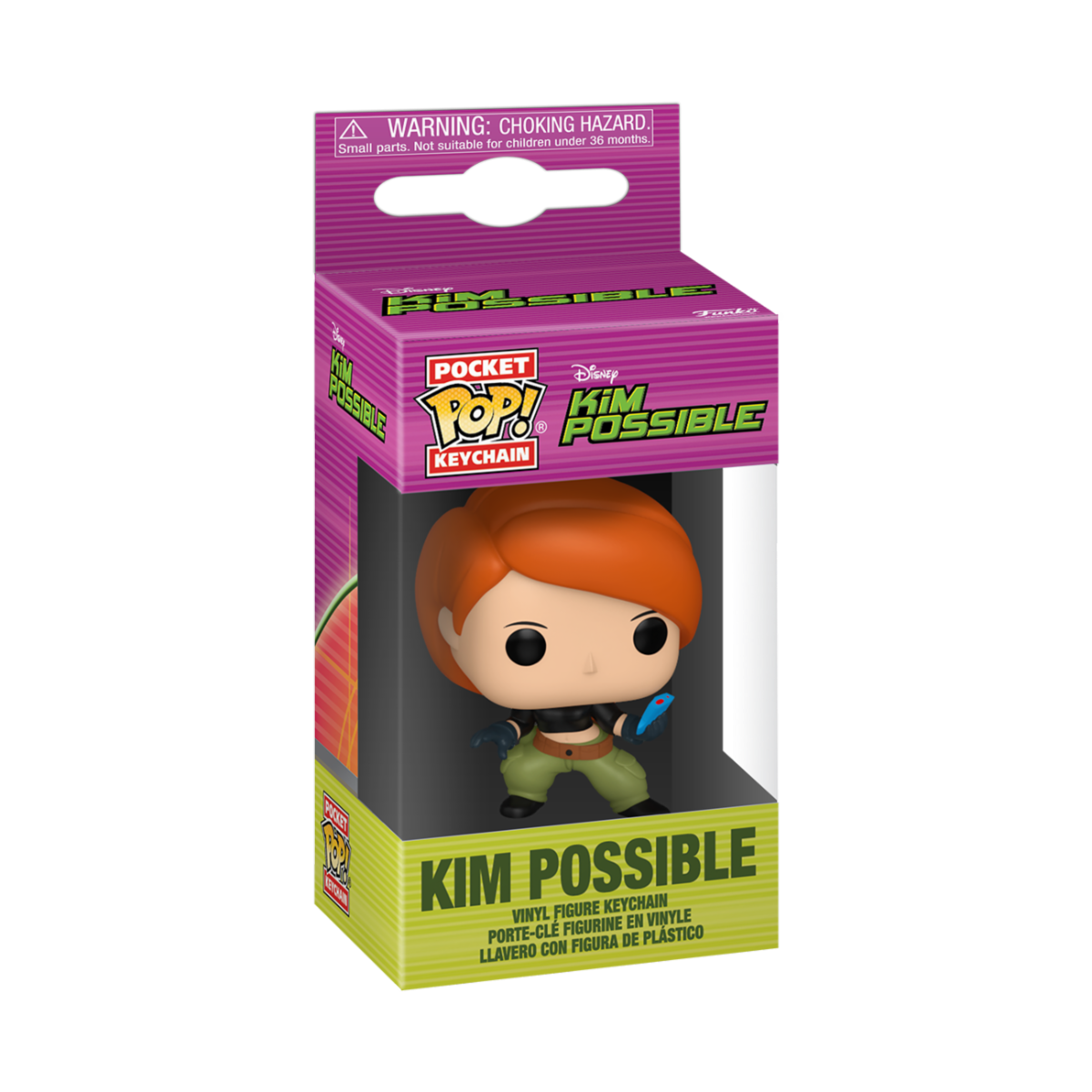 KIM POSSIBLE - KEYCHAIN - KIM 4CM