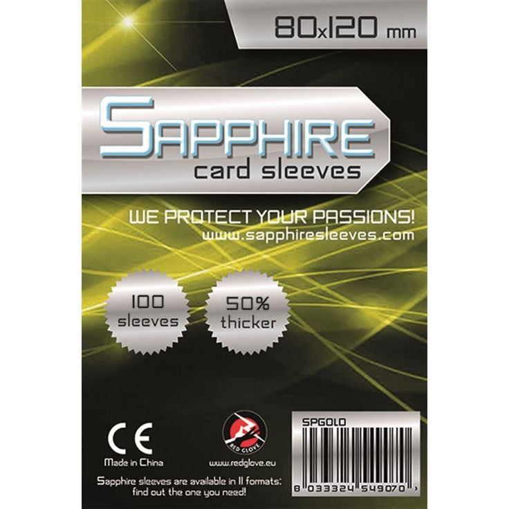 SAPPHIRE GOLD - 100 BUSTE PROTETTIVE 80X120MM