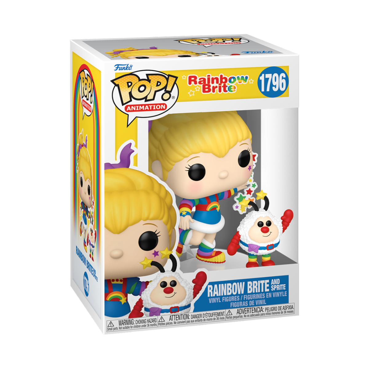 RAINBOW BRITE - POP & BUDDY FUNKO VINYL FIGURE 1796 RAINBOW BRITE &TWINK 9CM