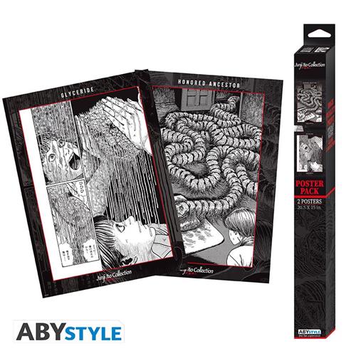 ABYDCO846 - JUNJI ITO - SOUICHI AND TOMIE - SET 2 CHIBI POSTER (52X38)