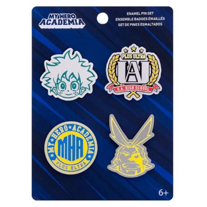 MY HERO ACADEMIA - 4PK POP PIN ENAMEL SET - UA HIGH