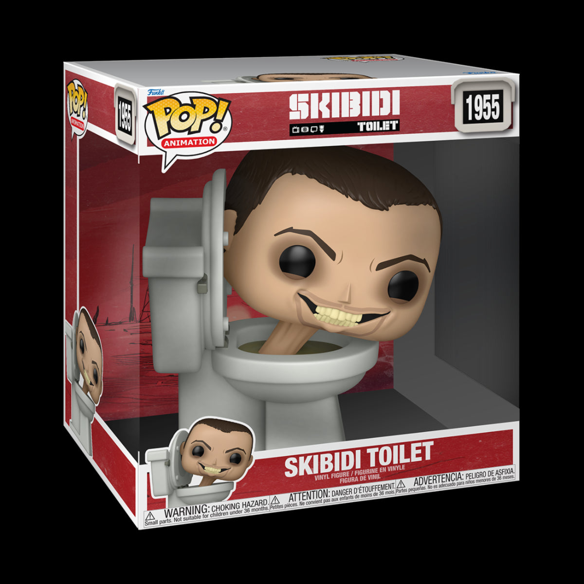 SKIBIDI TOILET - POP FUNKO JUMBO VINYL FIGURE 1955 SKIBIDI TOILET 25CM