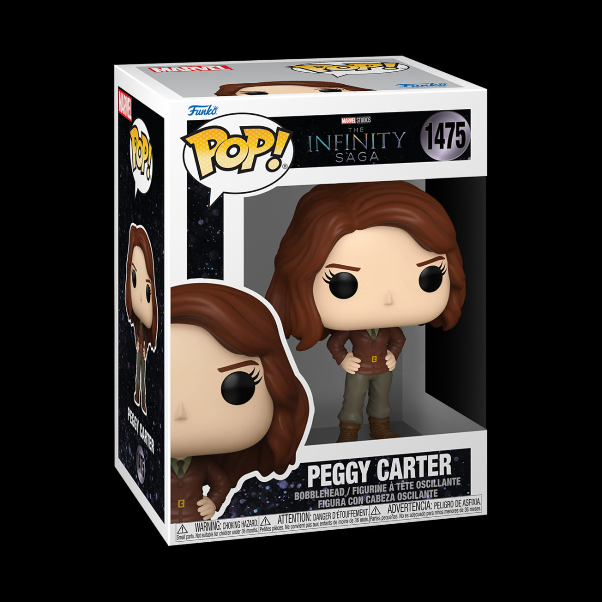 MARVEL: CAPTAIN AMERICA - POP FUNKO VINYL FIGURE 1475 AGENT CARTER 9CM