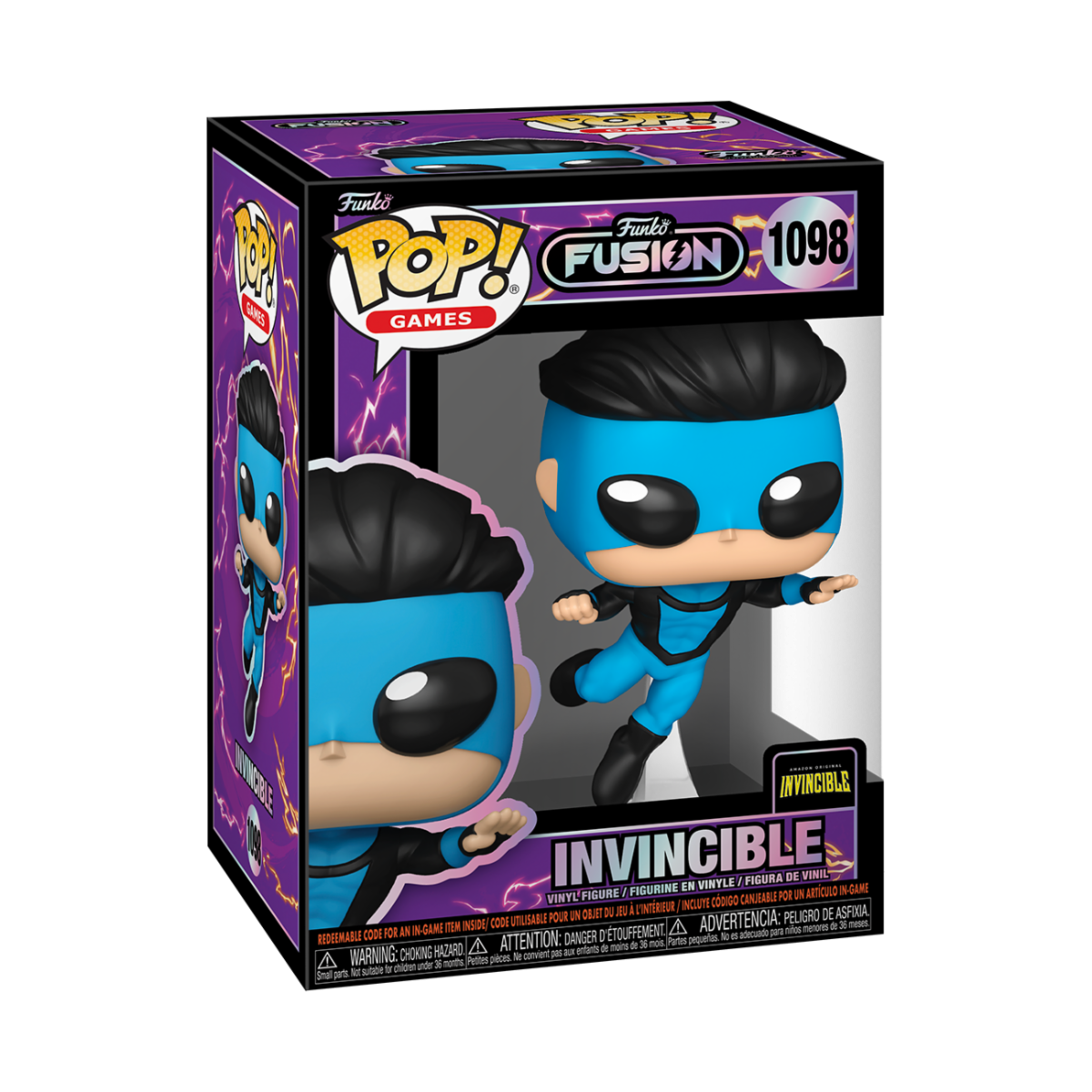 FUNKO FUSION: INVINCIBLE - POP FUNKO VINYL FIGURE 1098 INVINCIBLE W/CHASE (ASSORTMENT 6PZ) 9CM