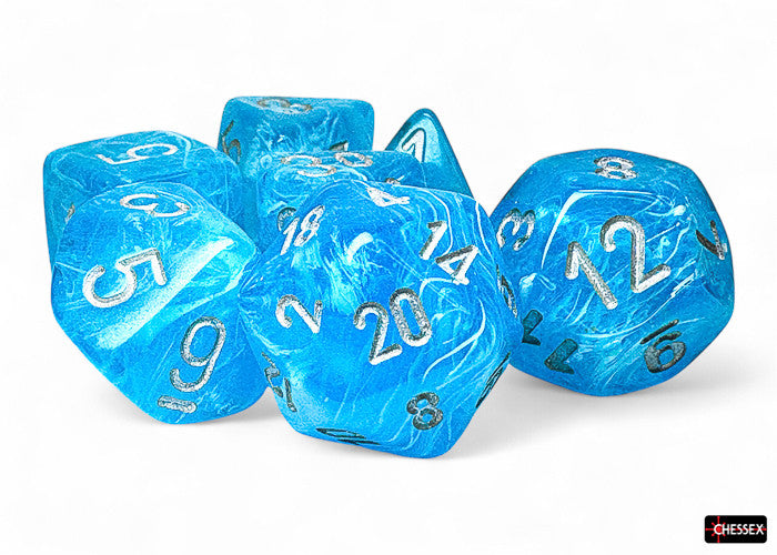 CHX 22566 - MEGA HEDRAL SET 7 DADI - LUMINARY SKY