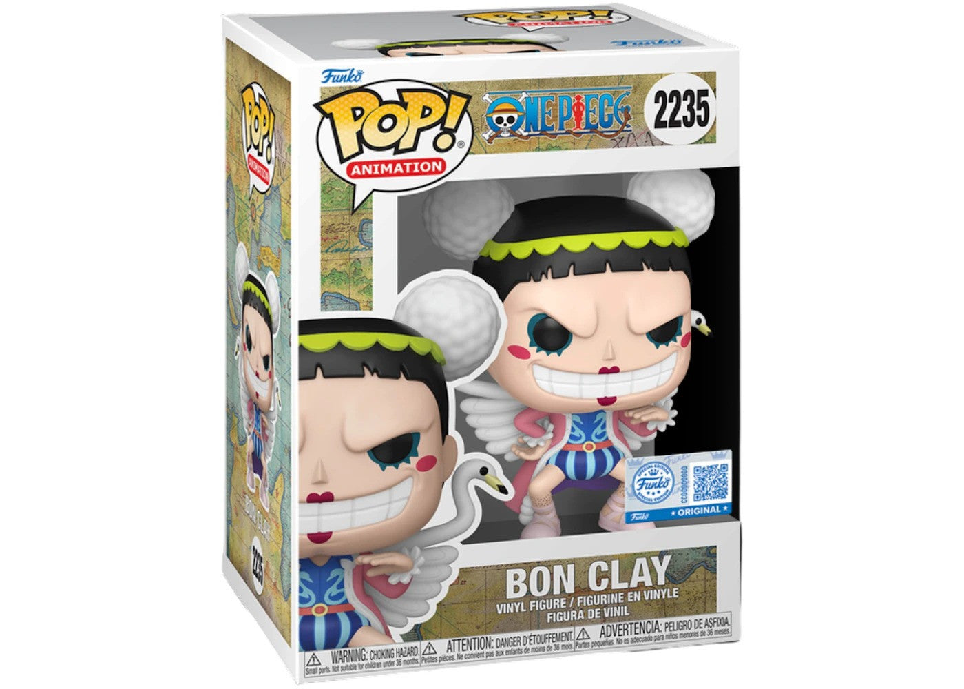 ONE PIECE - POP FUNKO VINYL FIGURE - BON CLAY REGULAR 9CM COMICON 26 EXCL