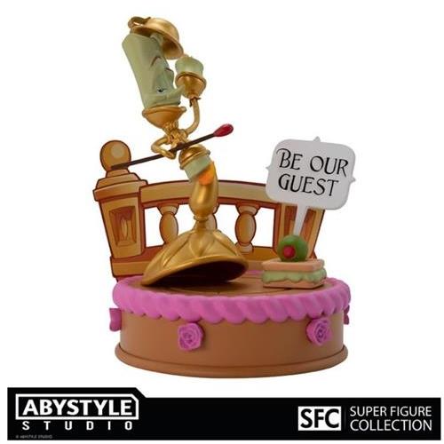 ABYFIG041 - DISNEY: THE BEAUTY AND THE BEAST - SUPER FIGURE COLLECTION - LUMIERE - STATUA 12CM