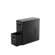 AT-33706 - PORTACARTE VERTICALE CON 2 CASSETTI - FORTRESS NERO