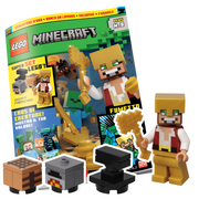 LEGO MINECRAFT PLUS N.8 - SET LEGO: CERCATORE D’ORO + BANCO DA LAVORO + INCUDINE + FORNACE
