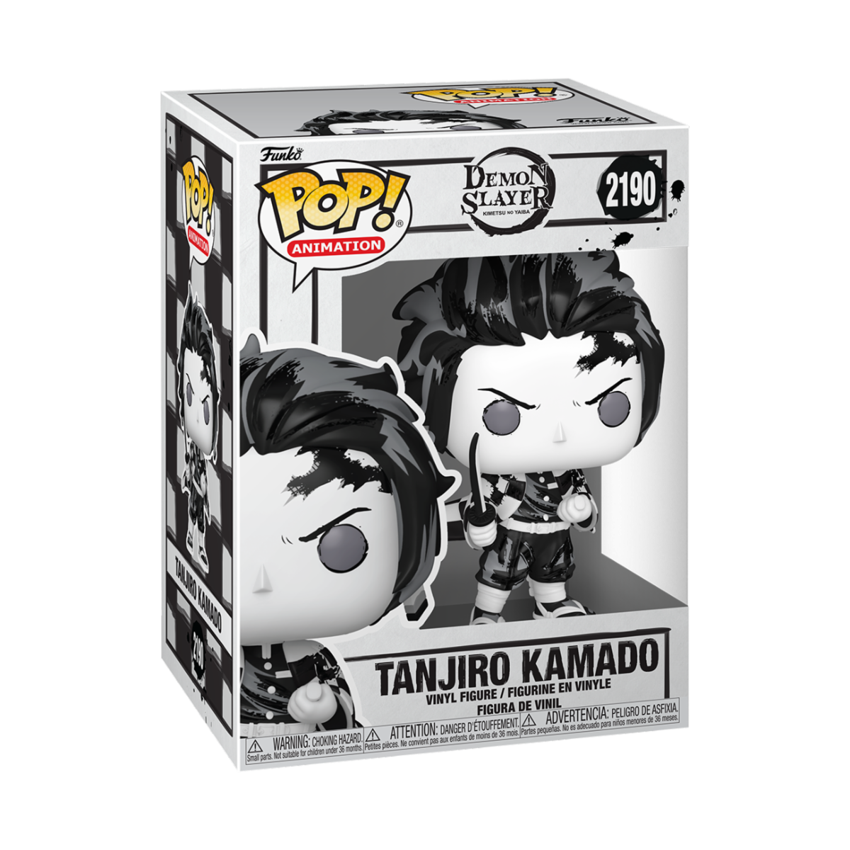 DEMON SLAYER S10 - POP FUNKO VINYL FIGURE 2190 TANJIRO KAMADO (SUMI-INK) 9CM