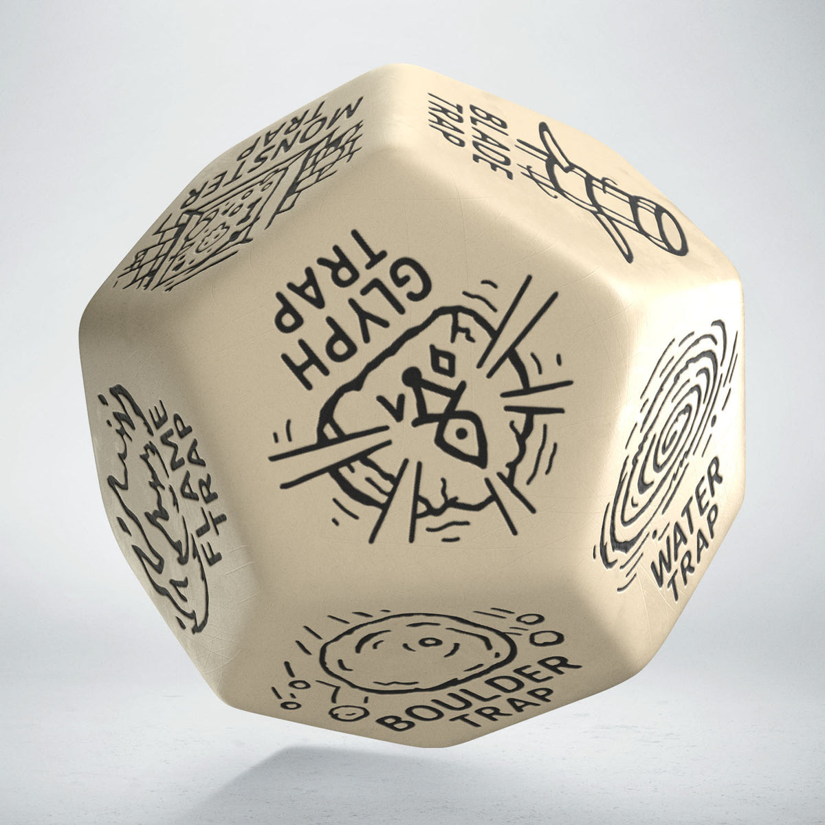 12VTPG01 - TRAP GENERATOR DIE: BEIGE&BLACK