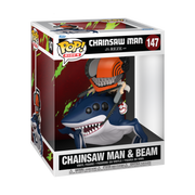 CHAINSAW MAN REZE - POP FUNKO RIDE DELUXE VINYL FIGURE 147 CHAINSAW MAN & BEAM 15CM