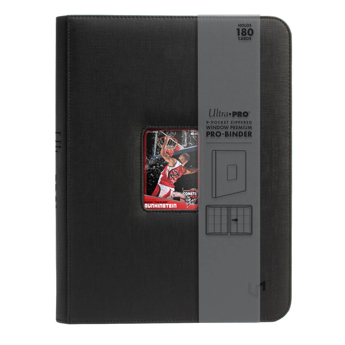 16536- ALBUM 9 TASCHE PRO-BINDER ZIPPERED - WINDOW