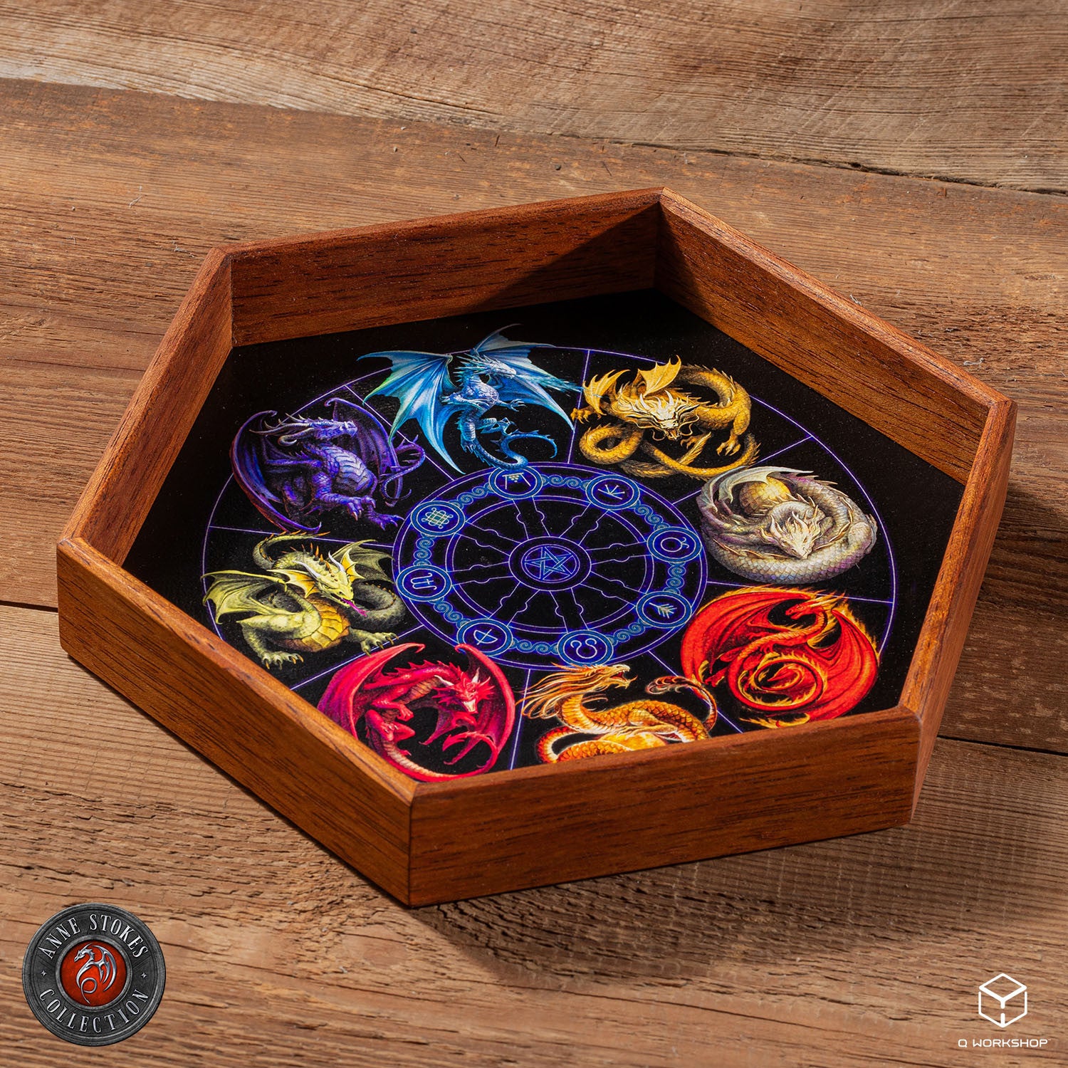 WADTAS03 - ANNE STOKES DICE TRAY: DRAGONS OF THE SABBATS