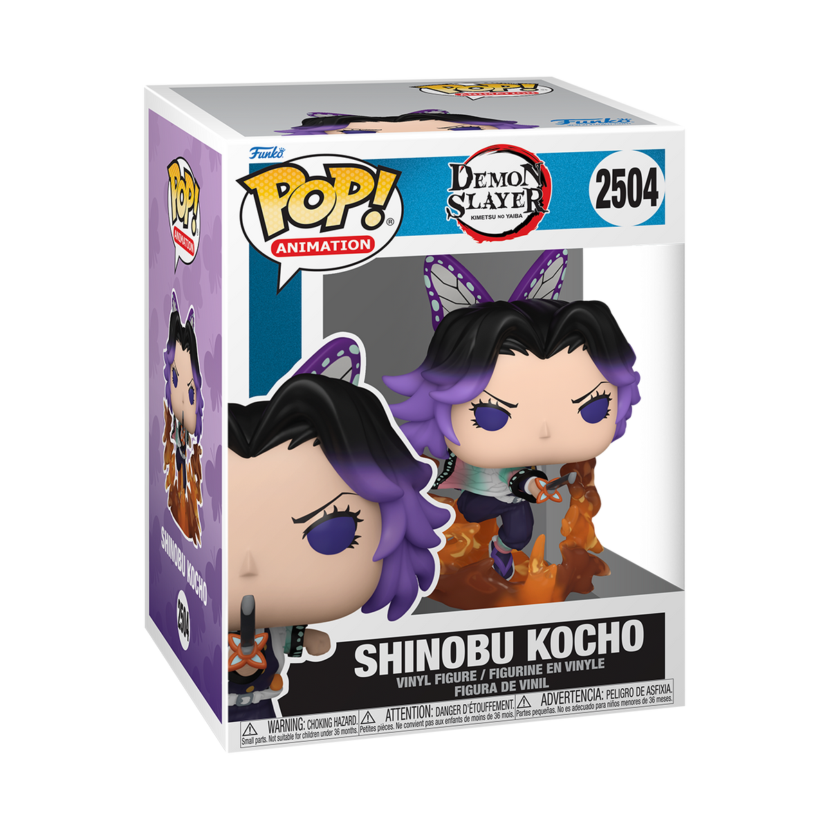 DEMON SLAYER MOVIE 1 - POP FUNKO PREMIUM VINYL FIGURE 2504 SHINOBU KOCHO 9CM