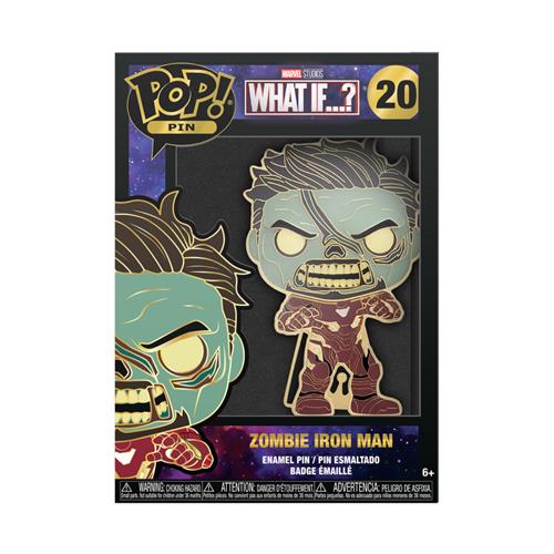 MARVEL: WHAT IF - POP LARGE PIN ENAMEL 20 ZOMBIE TONY STARK (GW)