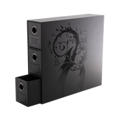AT-33707 - PORTACARTE VERTICALE CON 3 CASSETTI - FORTRESS NERO