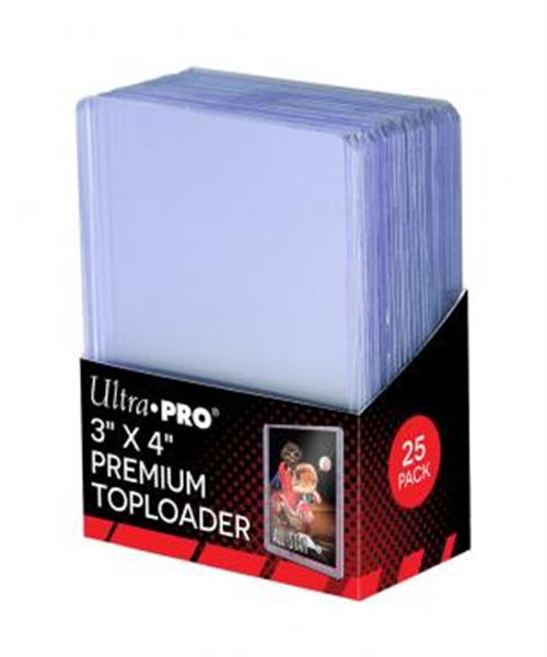 81145 - 25 TOPLOADER STANDARD - SUPER CLEAR PREMIUM