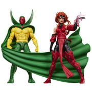 MARVEL LEGENDS SERIES - AVENGERS: THE CROSSING - VISIONE E SCARLET - 2 ACTION FIGURES 15CM