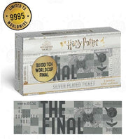 83313 - HARRY POTTER - SILVER PLATED TICKET - QUIDDITCH WORLD CUP