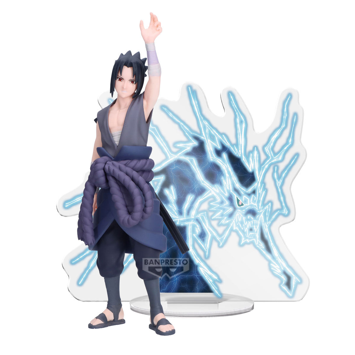 29495 - NARUTO: SHIPPUDEN - PANEL SPECTACLE - SASUKE UCHIHA - STATUA 13CM