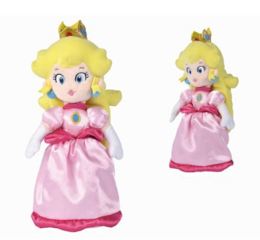 NINTENDO - SUPER MARIO - PELUCHE - PEACH 27CM
