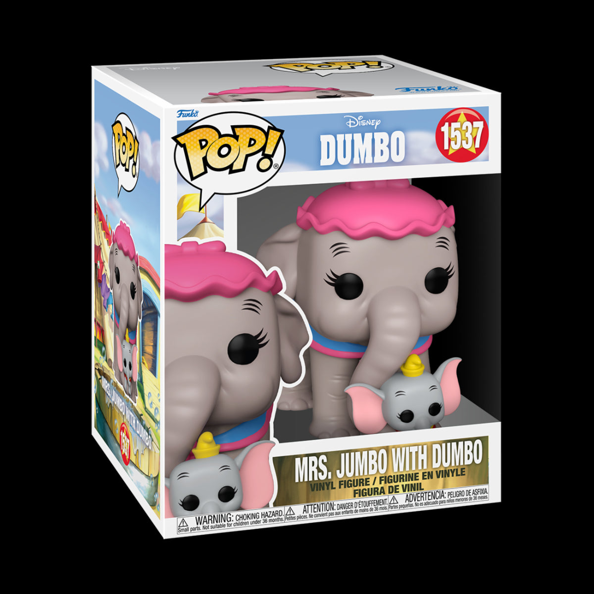 DISNEY: DUMBO - POP FUNKO SUPER VINYL FIGURE 1537 MRS. JUMBO 15CM