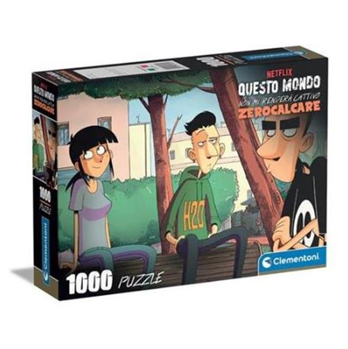 39796 - ZEROCALCARE - PUZZLE 1000 PEZZI - QUESTO MONDO NON MI RENDERA' CATTIVO - AL PARCO