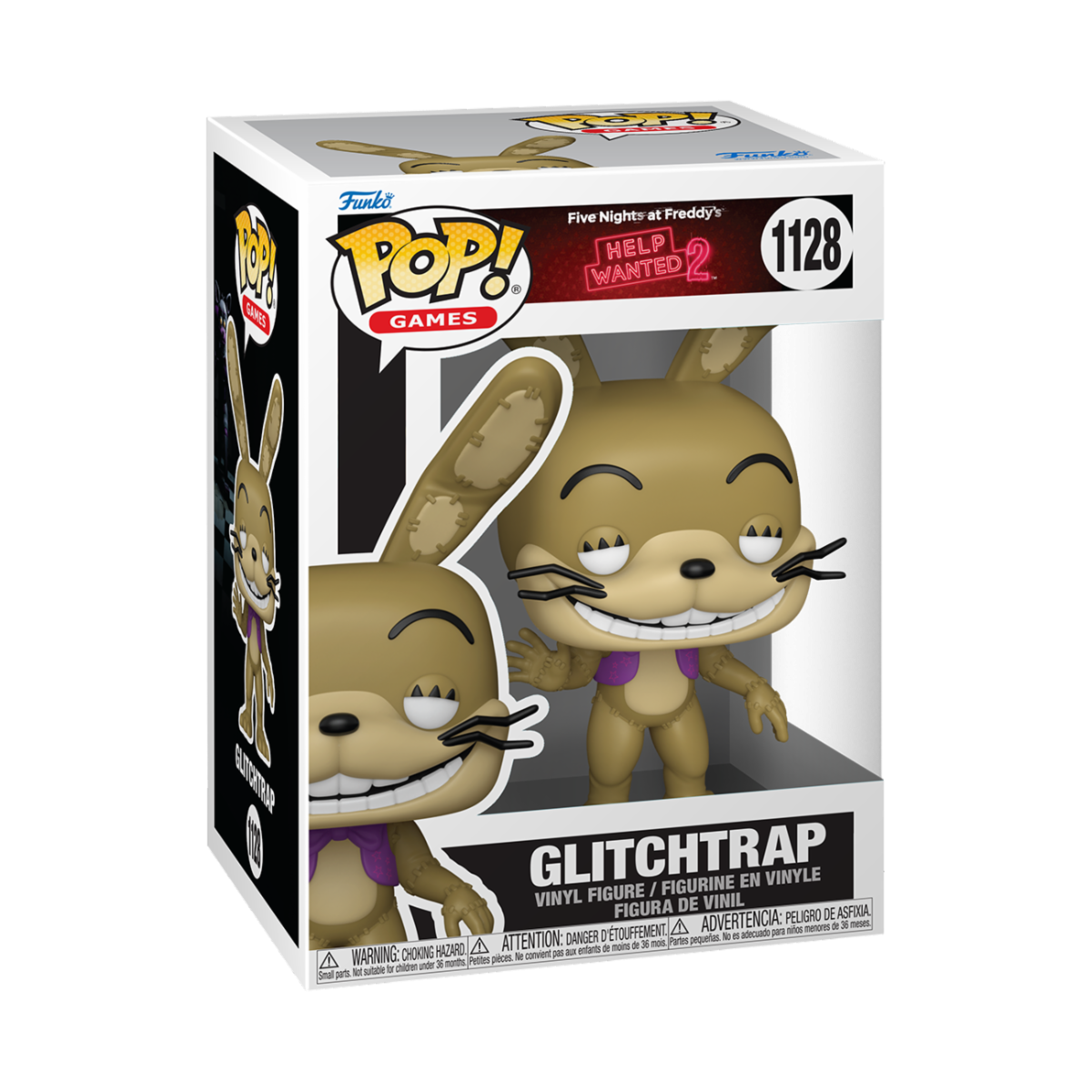 FIVE NIGHTS AT FREDDY'S: HELP WANTED 2 - POP FUNKO VINYL FIGURE 1128 GLITCHTRAP 9CM