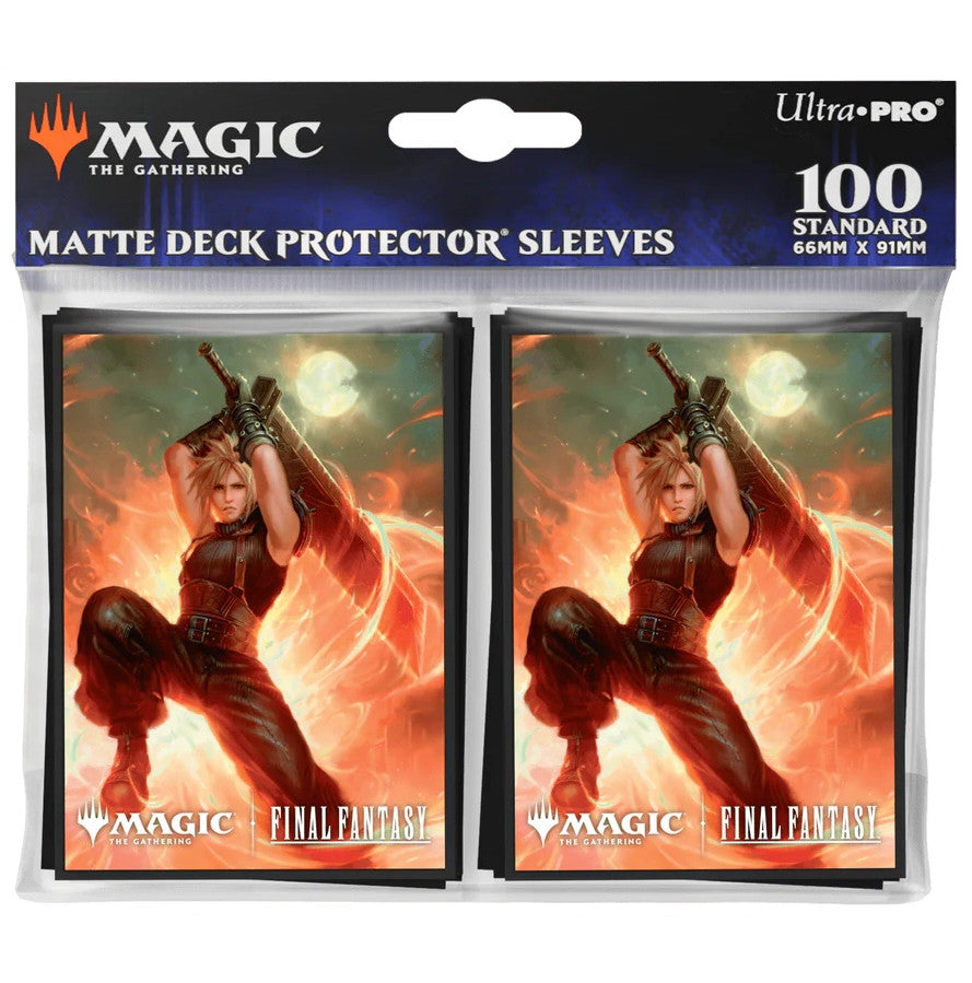 38701 - 100 DECK PROTECTOR SLEEVES - MAGIC: THE GATHERING - COMMANDER MASTER -FINAL FANTASY A