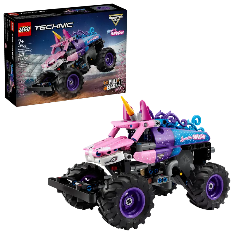 42220 - TECHNIC - MONSTER JAM SPARKLE SMASH A RETROCARICA