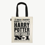 HPTOTE11 - HARRY POTTER - THE DAILY PROPHET: 'HARRY POTTER UNDESIRABLE NO.1' - TOTE BAG