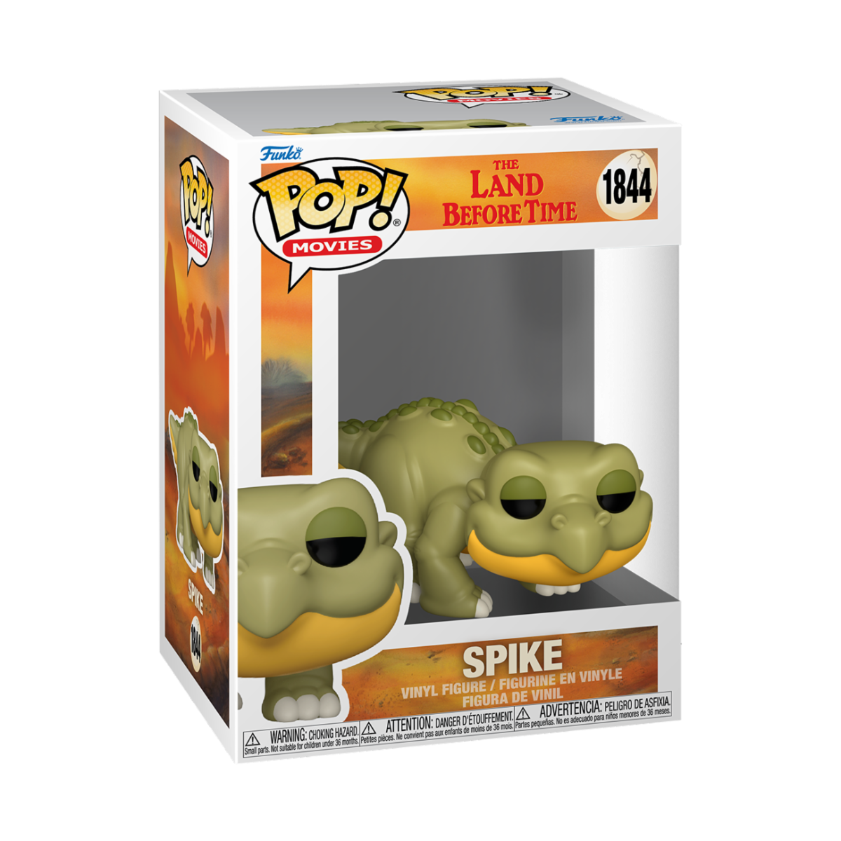 THE LAND BEFORE TIME - POP FUNKO VINYL FIGURE 1844 SPIKE 9CM