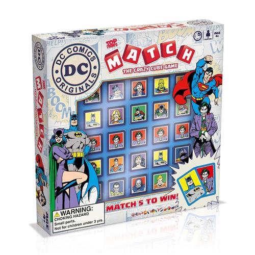 MATCH THE CRAZY CUBE GAME - DC COMICS