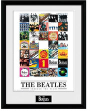PFC231 - THE BEATLES - FRAMED POSTER (30.5X40.6) - THROUGH THE YEARS
