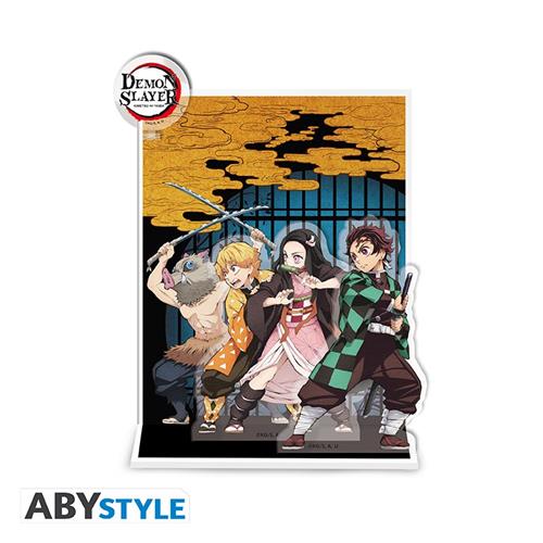 ABYACF186 - DEMON SLAYER - ACRYL DIORAMA PRINT FIGURE - GROUP 16CM