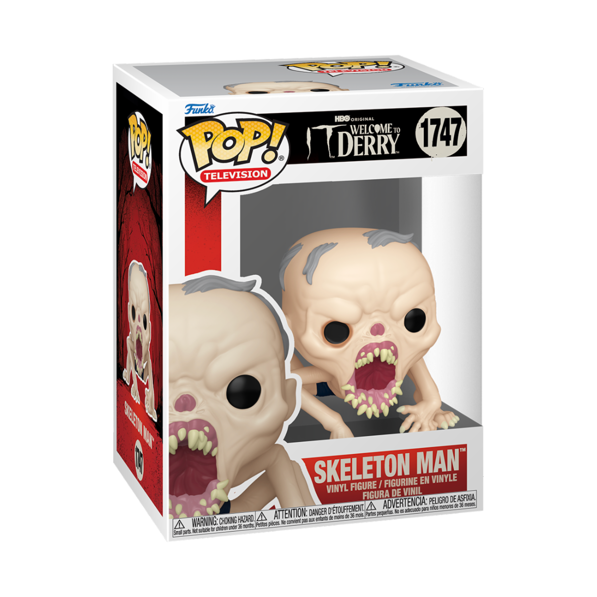 IT: WELCOME TO DERRY - POP FUNKO VINYL FIGURE 1747 SKELETON MAN 9CM