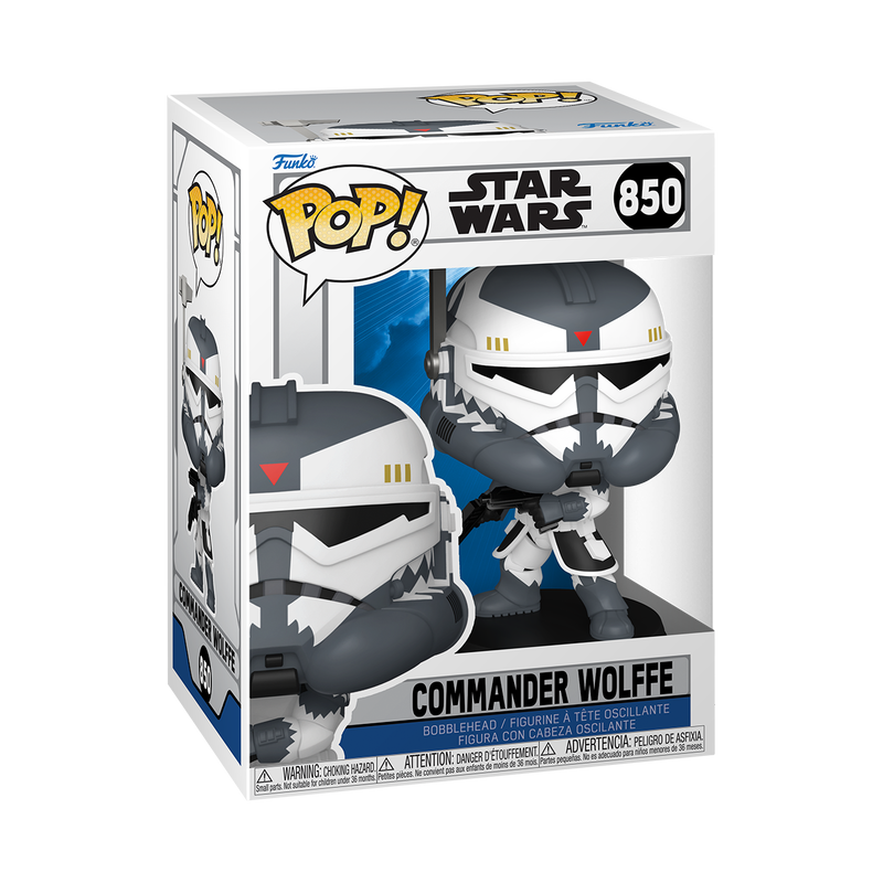 STAR WARS ANIMATION S2 - POP FUNKO VINYL FIGURE 850 COMMANDER WOLFFE 9CM