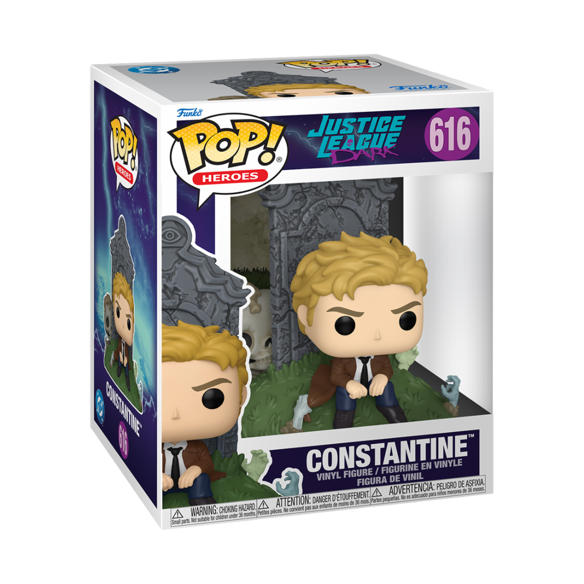 JUSTICE LEAGUE DARK - POP FUNKO DELUXE VINYL FIGURE 616 CONSTANTINE 15CM