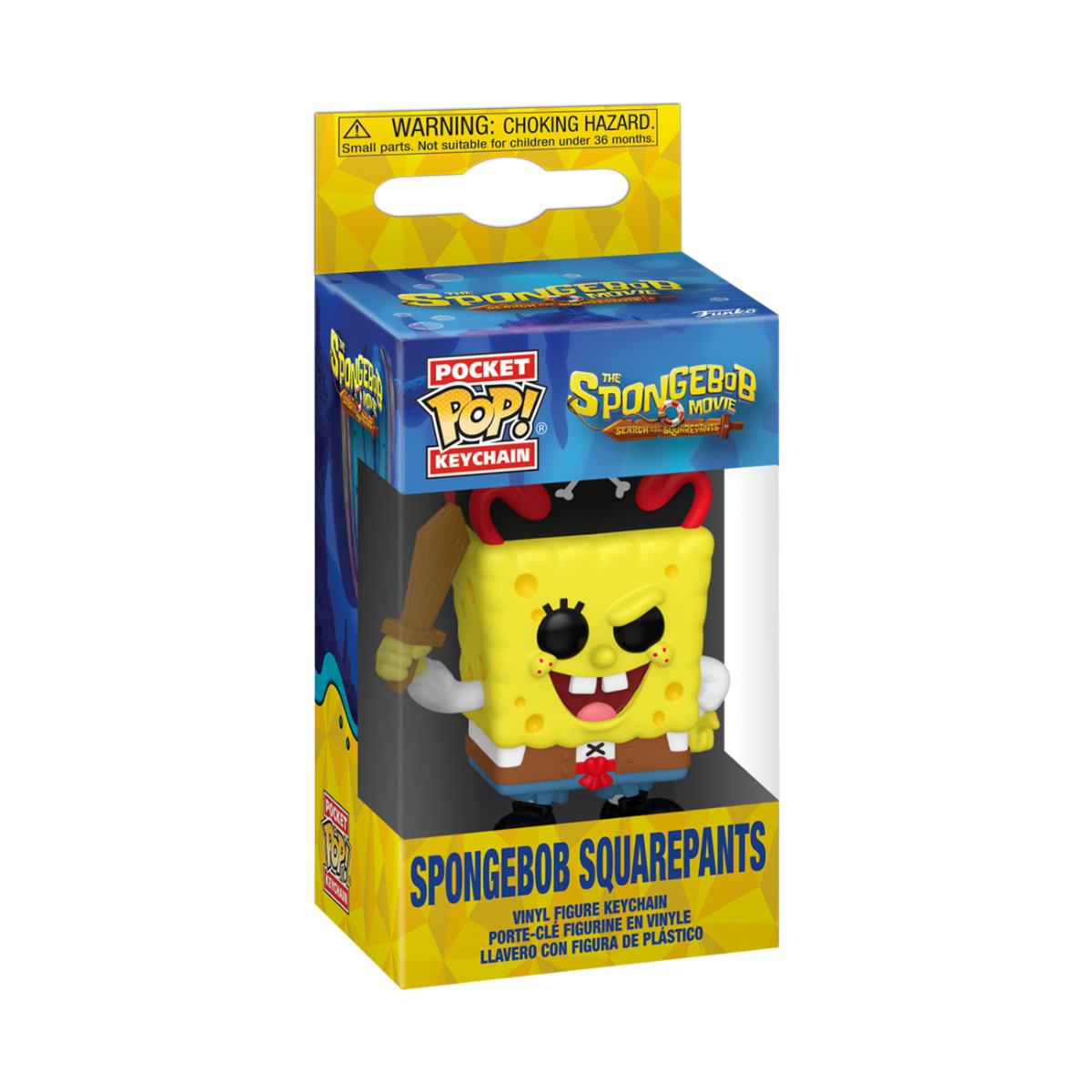 SPONGEBOB - KEYCHAIN - SPONGEBOB SQUAREPANTS 4CM