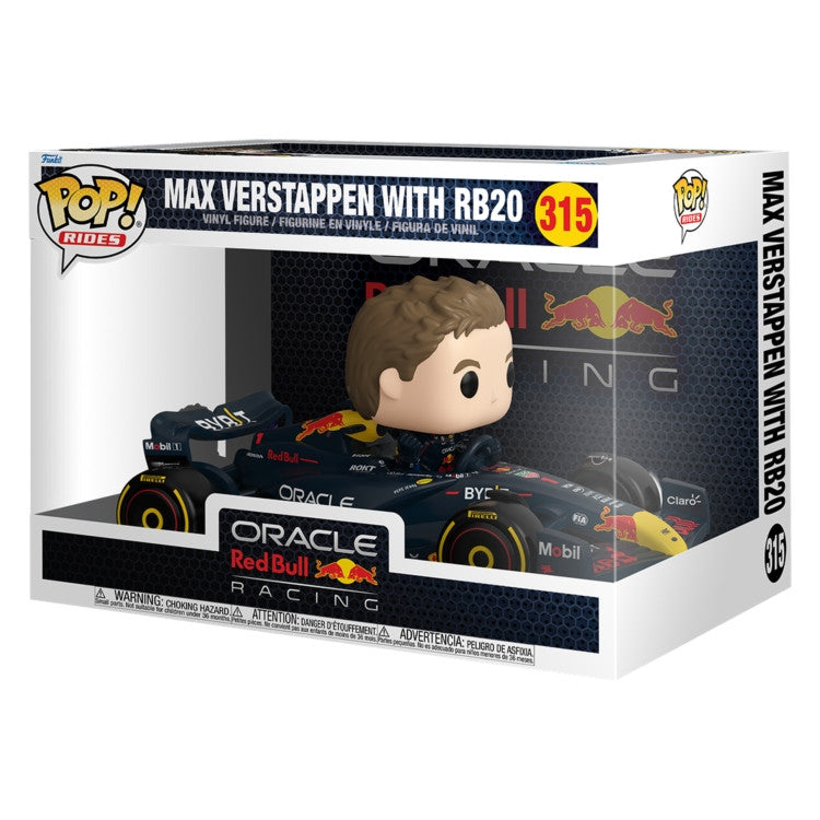 RACING - RED BULL - POP FUNKO RIDE SUPER DELUXE VINYL FIGURE 315 VERSTAPPEN W/RB20 15CM