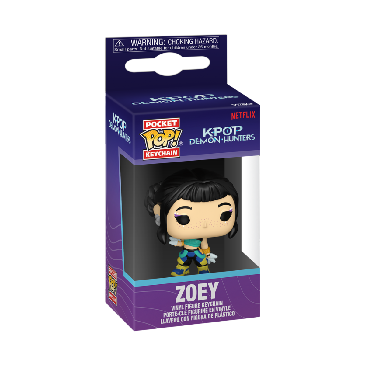 KPOP DEMON HUNTERS KEYCHAINS S1 - POP KEYCHAIN - ZOEY 4CM
