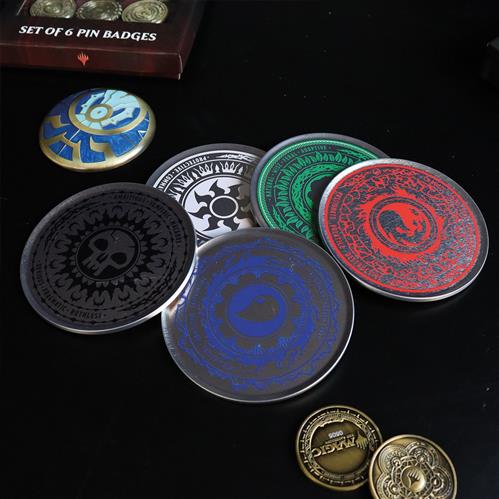 HAS-MAG04 - MAGIC THE GATHERING - COASTER SET - MANA SYMBOL