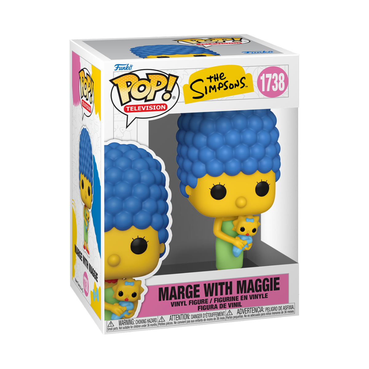THE SIMPSONS - POP FUNKO VINYL FIGURE 1738 MARGE WITH MAGGIE 9CM