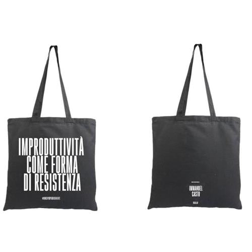 TOTE BAG - NERA - NSPPDN 2 - IMPRODUTTIVITA'