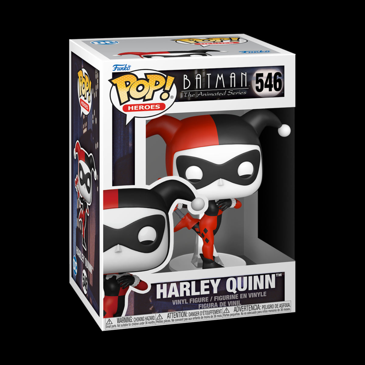 DC COMICS: BATMAN THE ANIMATED SERIES - POP FUNKO VINYL FIGURE 546 HARLEY QUINN 9CM