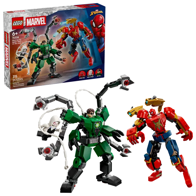 76338 - SUPER HEROES MARVEL - BATTAGLIA MECH: SPIDER-MAN VS. DOC OCK