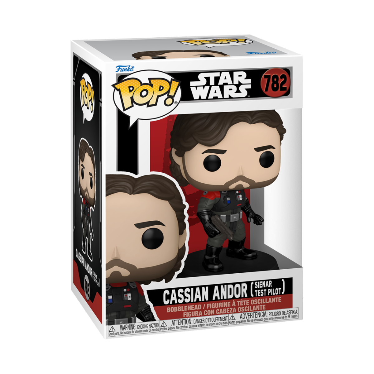 STAR WARS: ANDOR - POP FUNKO VINYL FIGURE 782 CASSIAN TIE FIGHTER REGULAR 9CM