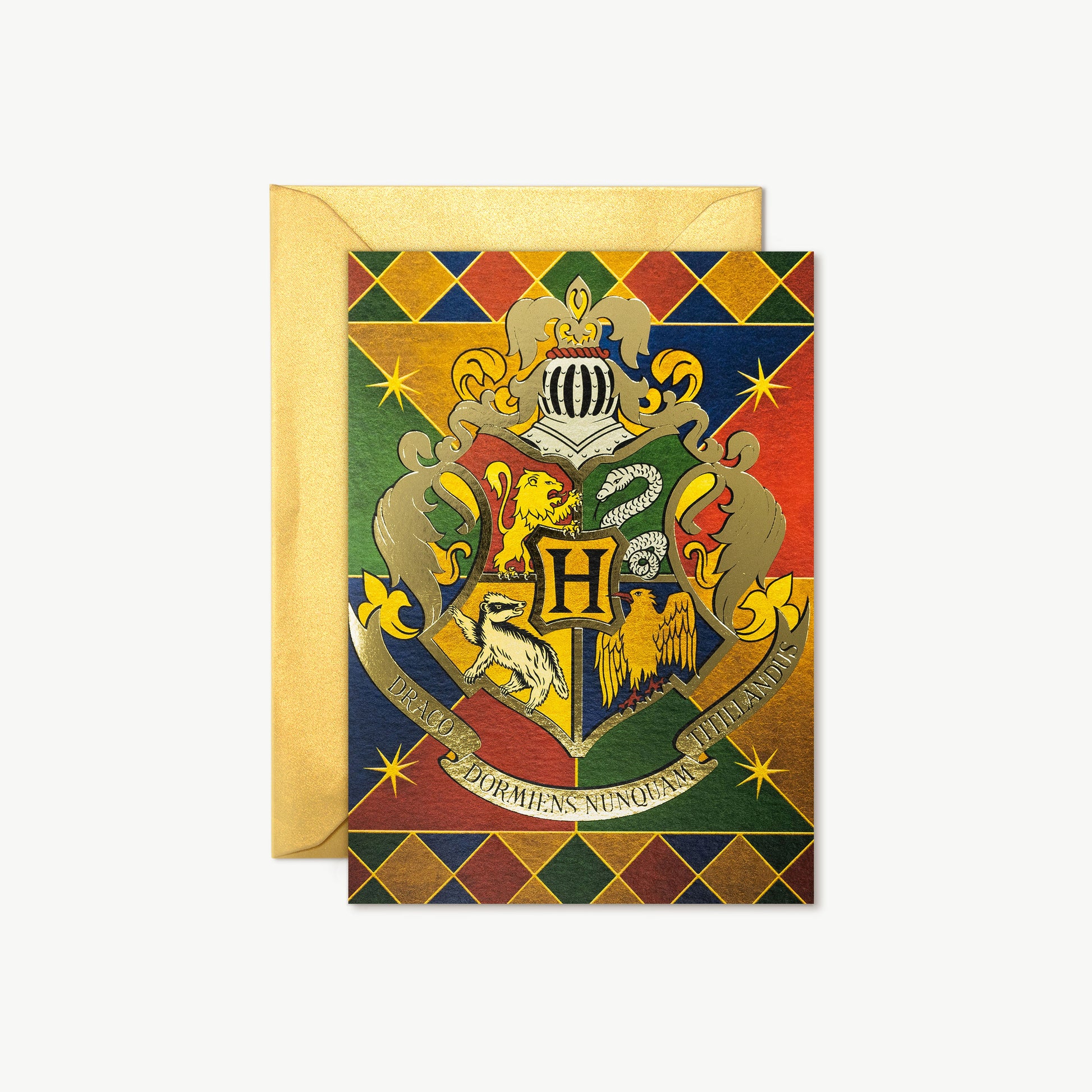 HPCARD31 - HOGWARTS: SCHOOL CREST - NOTECARD