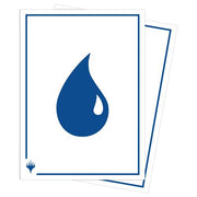 19932 - 105 DECK PROTECTOR SLEEVES - MAGIC: THE GATHERING - MANA 8 - ISLAND